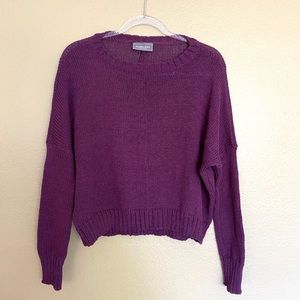 WOODEN SHIPS CROP / KNIT SWEATER Xs
